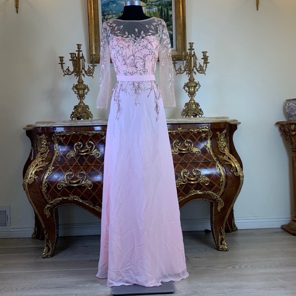 -Meier Collection formal embroidery mother of bride evening dress
